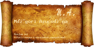Mágori Azucséna névjegykártya